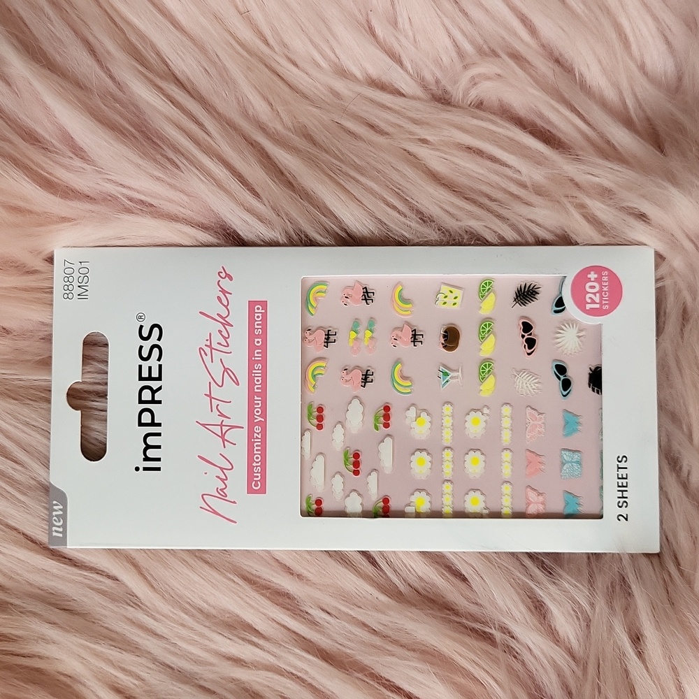 Brand New KISS IMPRESS NAIL ART STICKERS